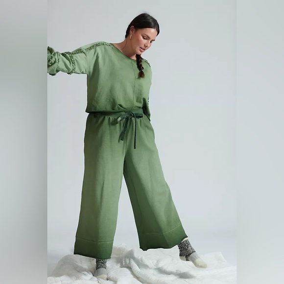 Anthropologie Corrie Wide-Leg Lounge Set - Picture 1 of 10